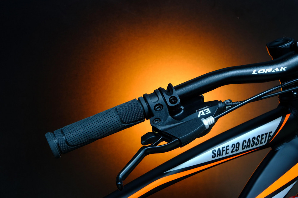 LORAK Safe 29 Cassete Матовый Чёрный/Оранжевый