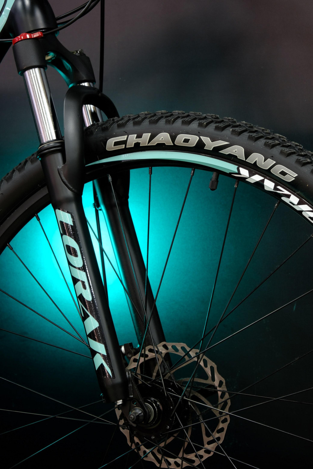 Lorak Glory 1000 Матовый Чёрный/Мятный рама 15 (на рост 141-160)