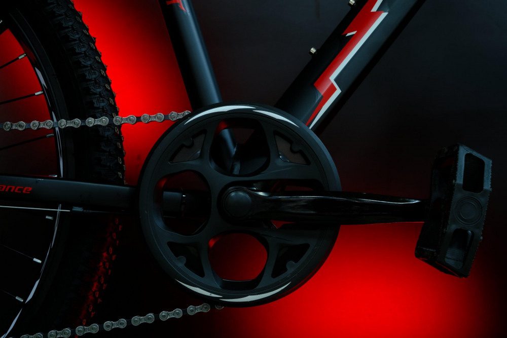 LORAK Fast 24 Матовый Чёрный/Красный