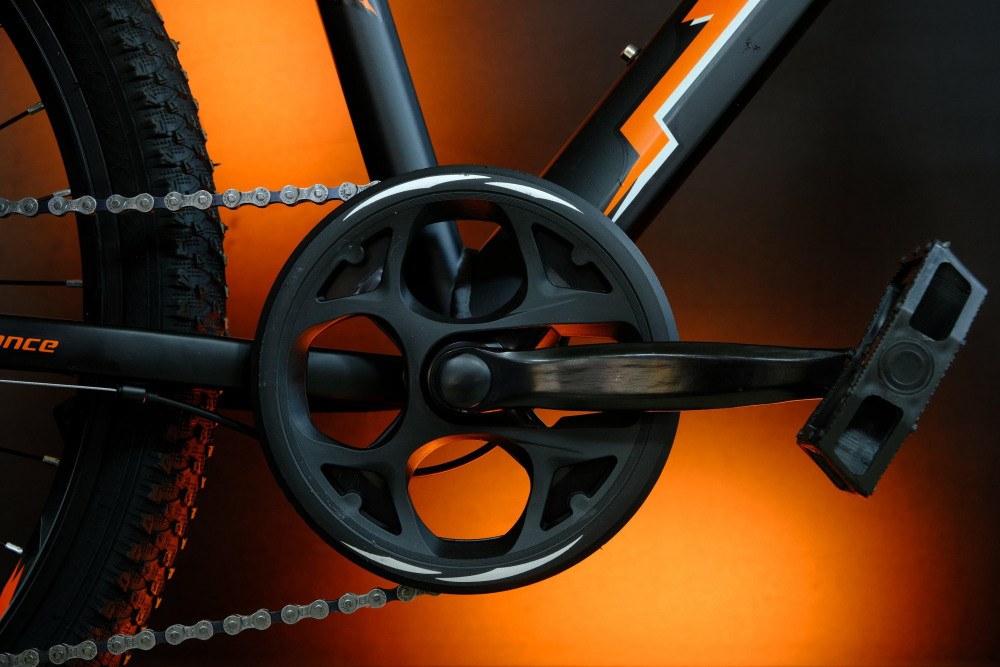 LORAK Fast 24 Матовый Чёрный/Оранжевый