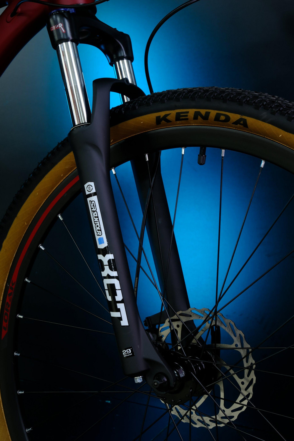 LORAK Sel 9300 Матовый Красный/Серый 22р (на рост 183-193)